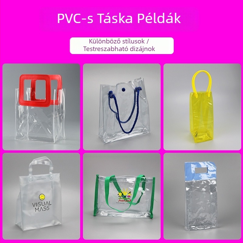 PVC sminktáska, hordozható kézitáska utazáshoz – új stílusú smink- és kozmetikai tároló