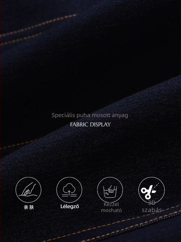 3rd Morning Denim kék két darabos szett: dzseki és ujjatlan ruha topstitch külsővarrással Zy2157