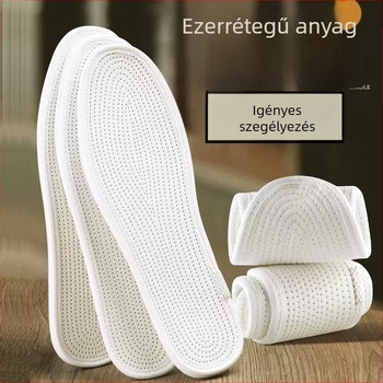 10 réteg pamut talpbetét, izzadságot felszívó, lélegző, uniszex