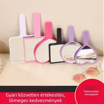 Kézbevehető kozmetikai tükör logónyomtatással reklámcélokra