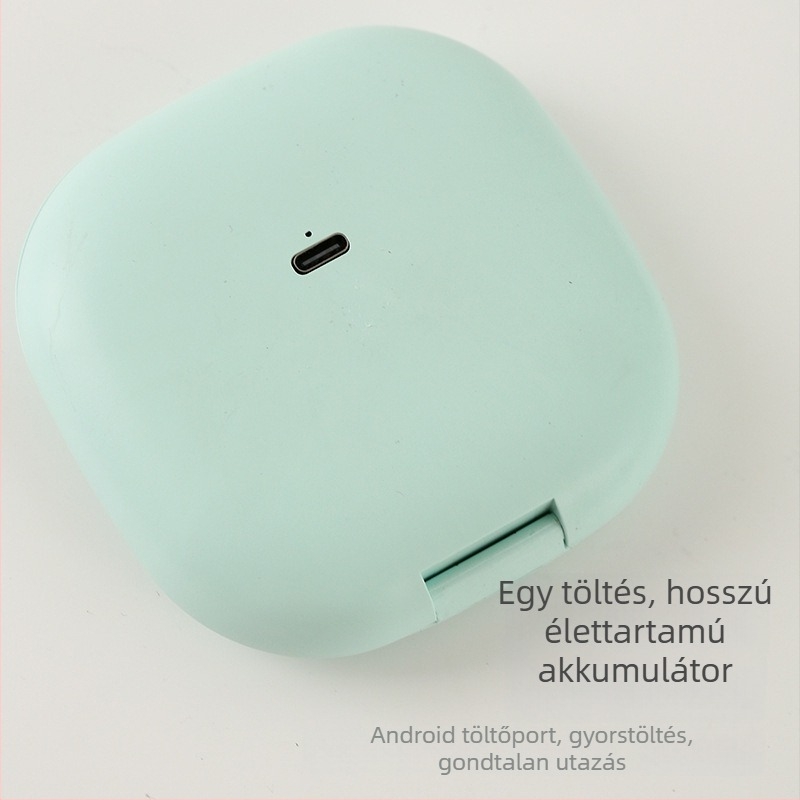 Hordozható LED kétoldalas sminktükör, újratölthető, 5x nagyítás, összecsukható, vékony és kompakt, retusáláshoz, személyre szabott ajándék