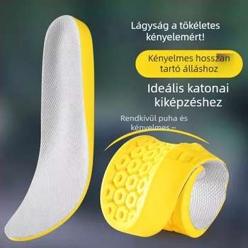 Uniszex ultra puha sport talpbetét réz érme motívummal, vastagabb hosszú álláshoz, ütéscsillapítás, lélegző, izzadás-elszívó