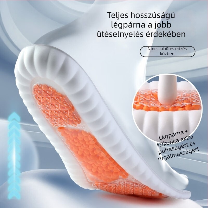 Sport Zoom talpbetét popcorn levegő párnás, lélegző, ütéscsillapító, vastag, puha és rugalmas, uniszex futáshoz és katonai kiképzéshez