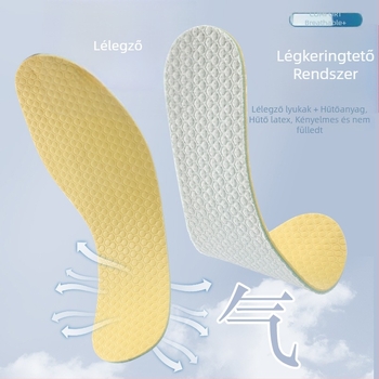Latex egyszer használatos talptalp cipőkhöz, lélegző, izzadságot felszívó, szagtalanító, nyári modell