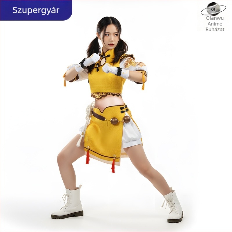 Hu Tao Dragon's Way Pure Cosplay Cheongsam – Naraka: Bladepoint inspirált ősi stílusú anime jelmez