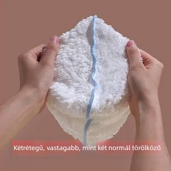 Konyhai kétoldalas bambuszrost törlőkendő, olajálló és rendkívül nedvszívó tisztítókendő