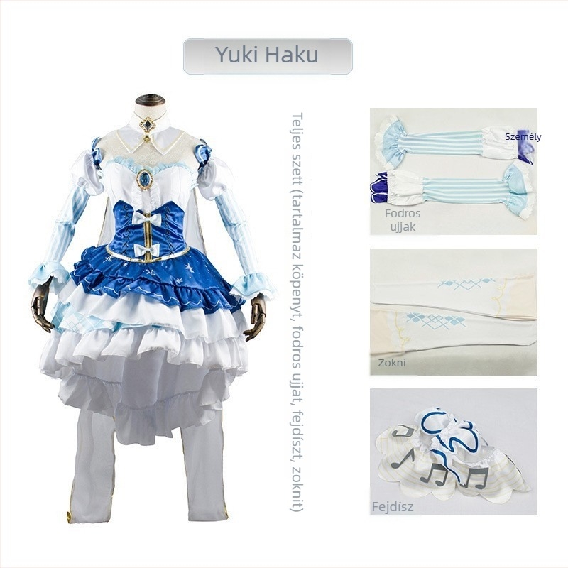 Yi Meng Xue cosplay - Hó hercegnő 2019, női jelmez hercegnő-stílusban