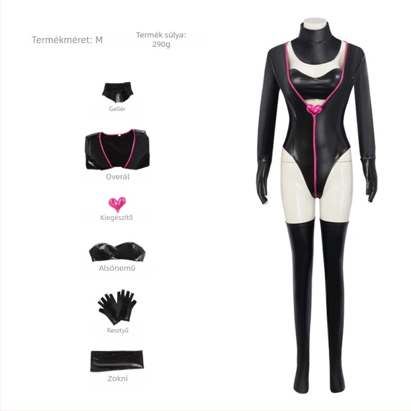 Angel Dust bőrkabát cosplayhoz – démon verzió