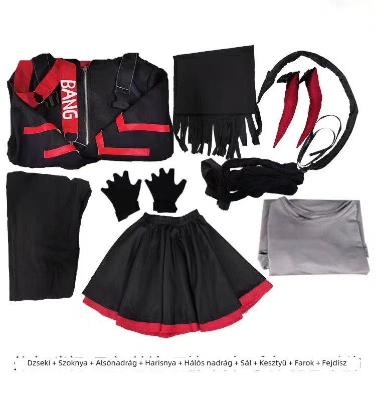 Arknights cosplayruha – unisex egyenruha anime cosplayhoz