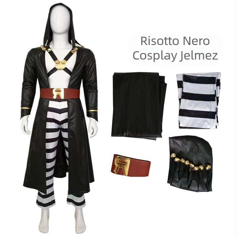 Risotto Nero cosplay jelmez a JoJo's Bizarre Adventure: Arany Szél