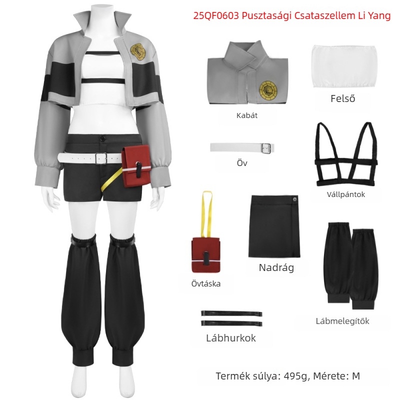 Li Yang cosplay ruha – teljes női készlet 2D anime konvenciókhoz