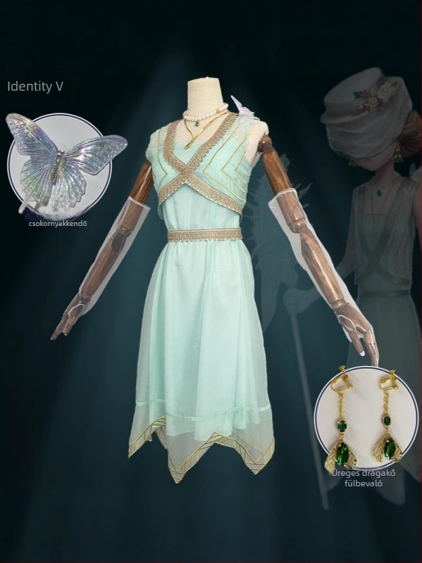 Identity V cosplay jelmez: entomológus és zoológia-botanikus professzor, női teljes készlet