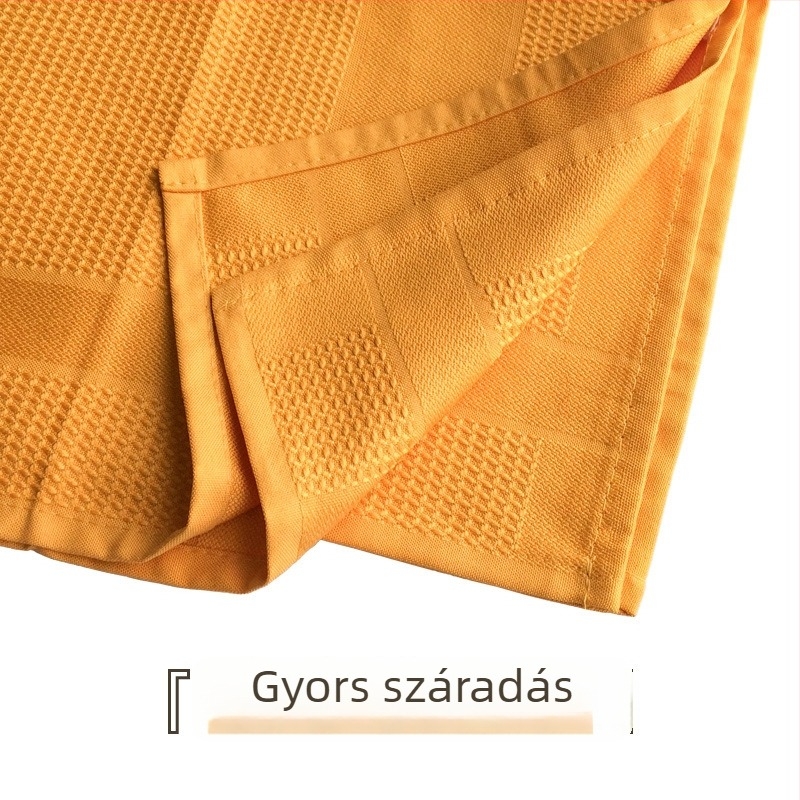 Személyre szabott ultrafin rostú konyhai tisztító kendők waffleszövésű, otthoni használatra