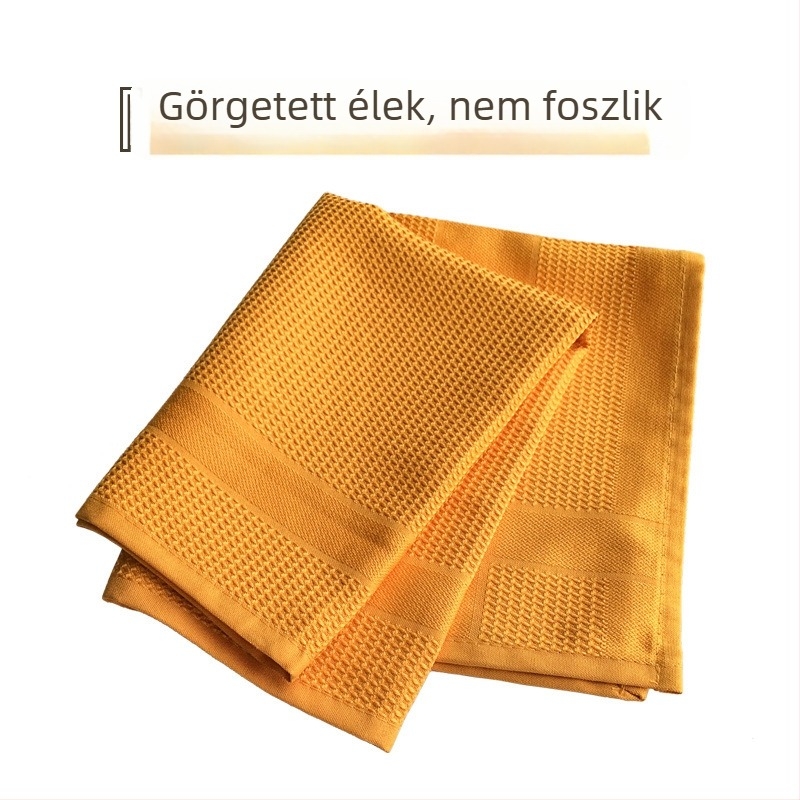 Személyre szabott ultrafin rostú konyhai tisztító kendők waffleszövésű, otthoni használatra