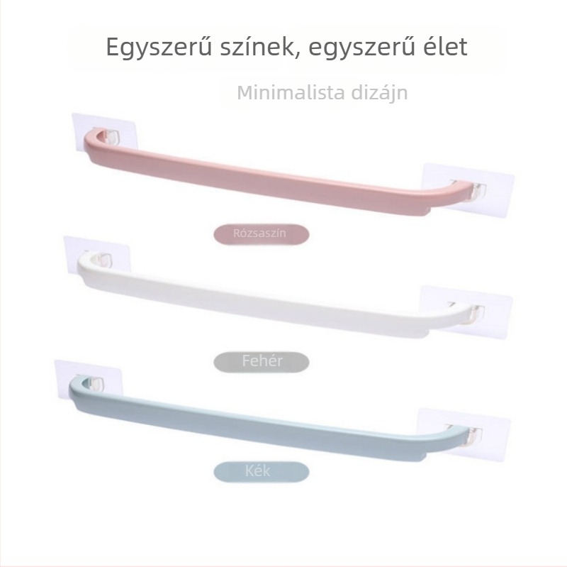 Fúrás nélküli falra szerelhető cipősszekrény törölközőtartóval a fürdőszobába, multifunkcionális tároló a fürdőszobában, kollégiumi és otthoni használatra