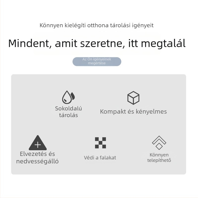 Konyhai szivacs szárító állvány – műanyagból, fúrás nélkül, asztali rendező