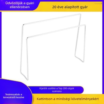 Rozsdamentes acélból készült konyhai törölközőtartó és szárító polc a pultra, mosogató melletti elhelyezéssel, egyedi gyártású