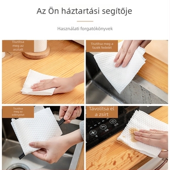 Egyetlen használatra szánt mosogatókendő minta, nem szőtt anyag, száraz és nedves kettős használat, fazekak tisztítása, nedvszívó tisztító kendő