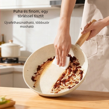 Ecosoft Konyhai papírtörlő, egyszer használatos, mosogatáshoz, súroló rongy, nedves és száraz tisztítás