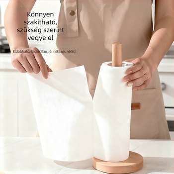 Ecosoft Konyhai papírtörlő, egyszer használatos, mosogatáshoz, súroló rongy, nedves és száraz tisztítás