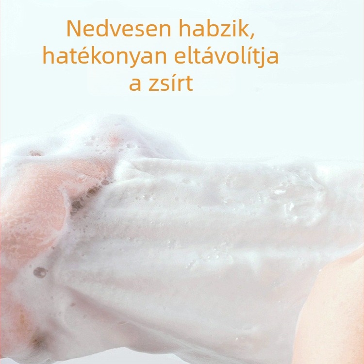 Mosogatókendő beépített mosogatószappannal, egyszer használatos habos mosogatókendő, extrán nagy és vastag konyhai rongy, ebédes doboz nedves törlőkendő
