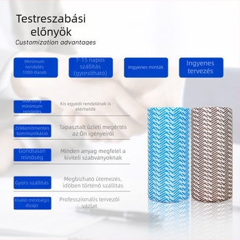Egyszer használatos, nem szőtt tisztító kendők, vastagított mosogatókendők hotel- és éttermi használatra, testre szabható.