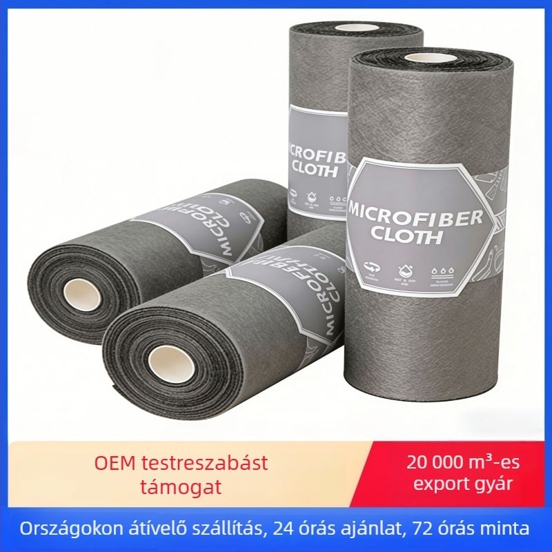20 darab mikroszálas üvegtisztító rongy roll-pack, tépő típusú, perforált
