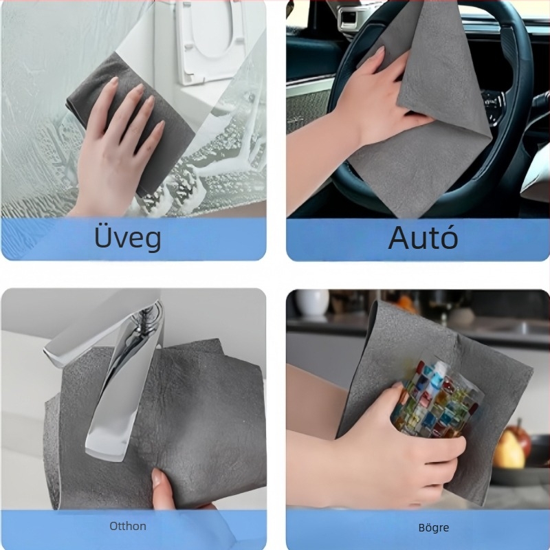20 darab mikroszálas üvegtisztító rongy roll-pack, tépő típusú, perforált