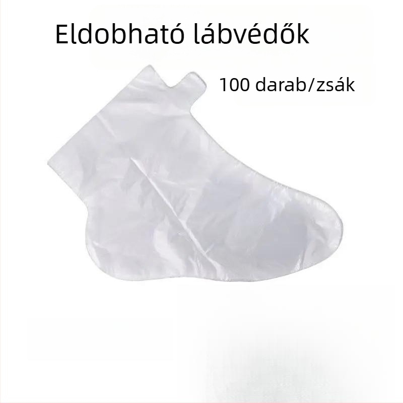 Egyszer használatos PE cipővédők, vízálló, csúszásmentes