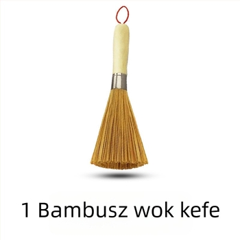 Természetes bambusz mosogató- és edényecset finom sörtékkel