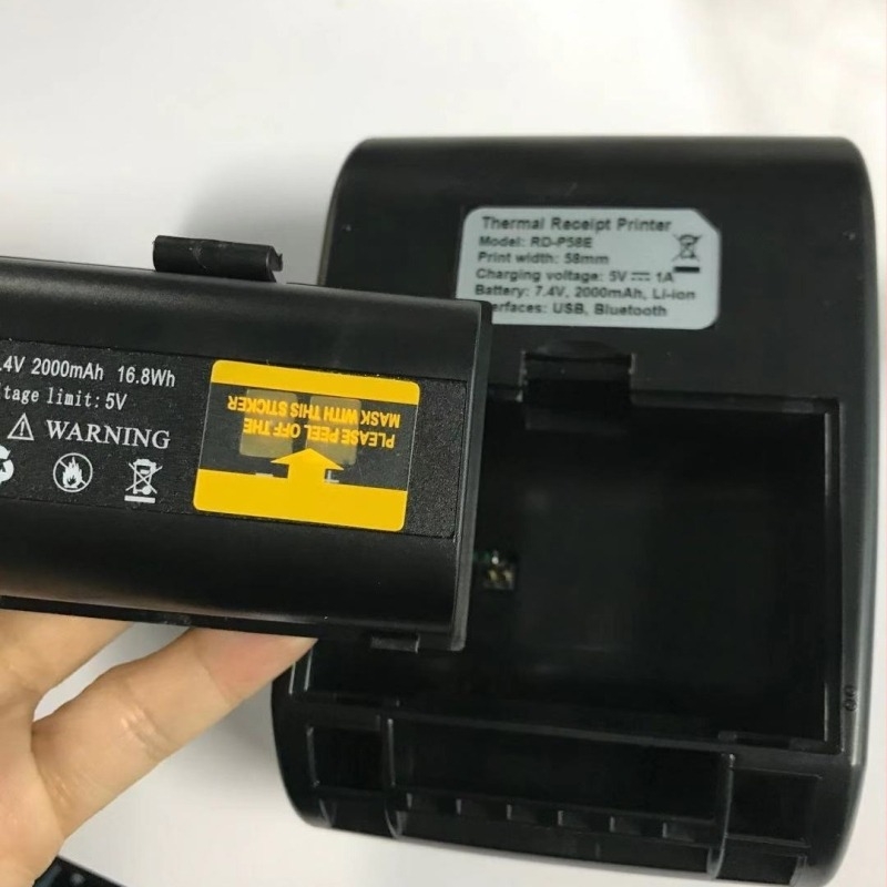 KEFAR P58E 58 mm-es Bluetoothos hordozható termikus nyomtató