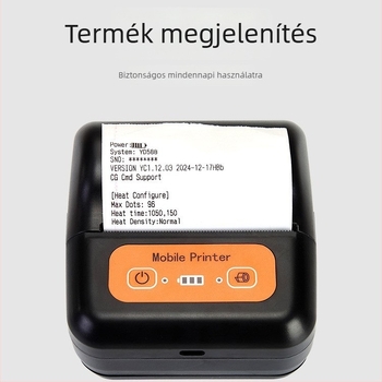 80 mm-es Bluetooth termikus nyomtató, hordozható nyugta nyomtató
