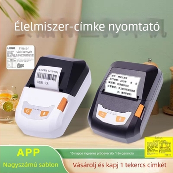 58 mm Bluetooth hőnyomtató címkékhez és dokumentumokhoz – OEM és másodlagos fejlesztés