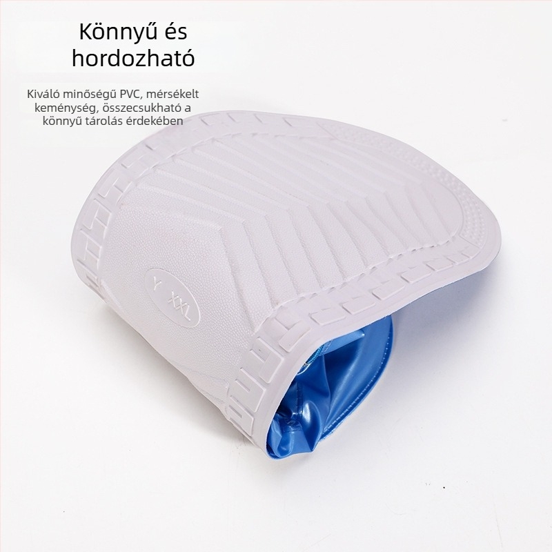 Személyre szabott PVC cipővédők, vastagított kivitel, újrahasználható, vízálló, csúszásmentes, divatos kültéri esővédő férfiak és nők számára