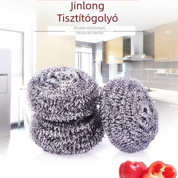 Rozsdamentes acél tisztító labda (acél drót labda) – 20 db-os csomag, C3