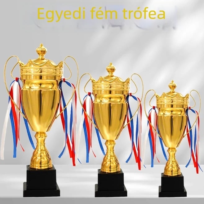 2102-es fém trófea – Magas színvonalú díj e-sportokra, táncra, taekwondóra és gimnasztikára