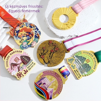 Személyre szabott maraton-medál óvodai sportnapra – díszérmet és függő emlékjelvény