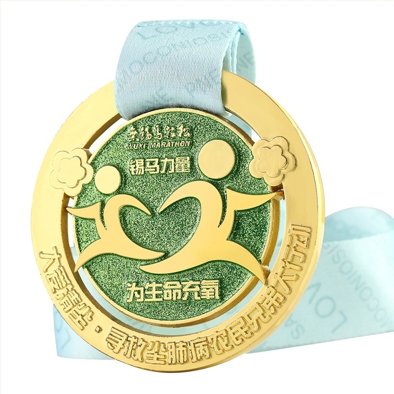 Személyre szabott maraton-medál óvodai sportnapra – díszérmet és függő emlékjelvény