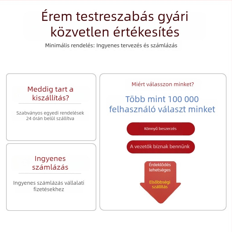 Személyre szabott fémmedálok sporteseményekhez: maraton arany, ezüst és bronz domborított gravírozással, emlékjutalom