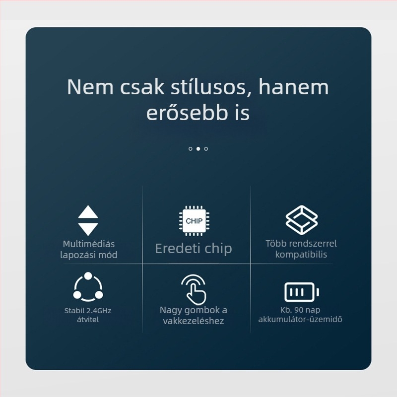 2.4G vezeték nélküli oldalváltó toll tanároknak — bemutatókhoz és üzleti PPT prezentációkhoz, többfunkciós