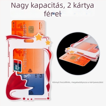 Személyre szabott átlátszó akril kártyatartó CNC precíziós vágással, kreatív munkavállalói ID-kártya, átlátszó speciális formájú jelvény