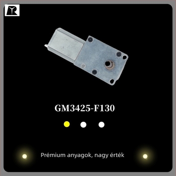 GM3425-F130 csavarorsó-hajtómű motor ablaktisztítóhoz, asztali robothoz és pénzszámlálóhoz