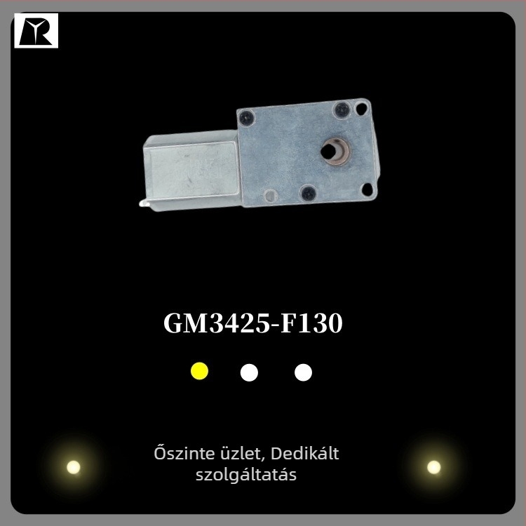 GM3425-F130 csavarorsó-hajtómű motor ablaktisztítóhoz, asztali robothoz és pénzszámlálóhoz