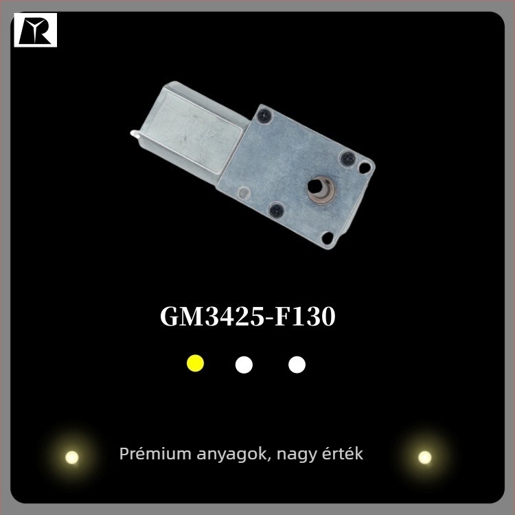 GM3425-F130 csavarorsó-hajtómű motor ablaktisztítóhoz, asztali robothoz és pénzszámlálóhoz