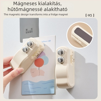 Mágneses krokodilidos nasi záróeszköz – mini kézi műanyag zacskózáró