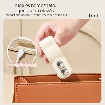 Mágneses krokodilidos nasi záróeszköz – mini kézi műanyag zacskózáró