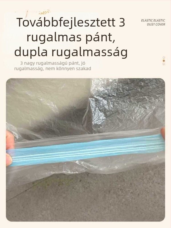 Kanapé és ágy porvédő huzat, teljes körű bútorvédő, porálló, karcolás elleni védelem, vékony műanyag burkolat