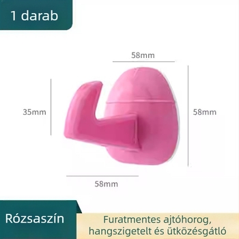 Szilikonból készült ütésvédő ajtózár védő ujjlenyomat-olvasóval, fúrás nélküli ajtófogantyúvédő, ütéscsillapító ajtóstop, modern minimál dizájn
