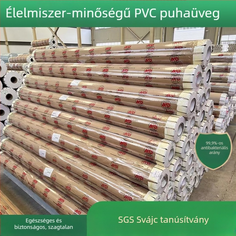 PVC átlátszó asztalterítő tekercs, kristályos hatású, vízálló, olajálló, szagtalan, puha felületű