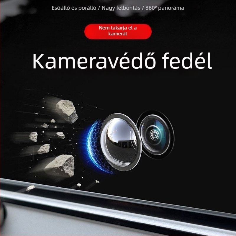 Autókamerához védőfedél és lencsefedél 360° hátsókamerás rendszerhez